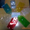 Bolsa perlada plástico translúcido sellado bolsa con placa U accesorios de bolsa bolsa autosellante oreja sellado bolsa cargador puede imprimir logotipo