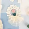 Accesorios de Tela para Niños Listos para Usar Moño Flor Forma de Cereza DIY Lindos Accesorios para el Cabello Ropa Velcro