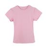 Czzhang Guangzhou Shisanxing Camiseta de Manga Corta Versátil Color Sólido Estilo Coreano Ajuste Delgado Top para Mujer A10099