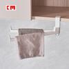 KM 5262 cabide para armazenamento de panos fivela ajustável suporte para lenços de papel de cozinha suporte de envoltório de plástico duas hastes