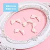 Ins Lindo Color Perla Transparente Lazo Con Cuentas DIY Joyería Hecha a Mano Pendientes Pulsera Collar Accesorios Material