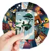 Compra Directa Transfronteriza de 36 Tarjetas/Paquete Temu Mundo Surrealista Estilo Cómic Marcadores de Tarjeta Materiales para Regalo Tarjetas Decorativas
