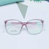 Tienda de gafas nicho de venta rápida TR90 miopía armazón de gafas para hombre y mujer venta al por mayor armazón pequeño presbicia gafas altamente decorativas Oval
