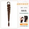 Trenzas de Peluca para Mujer, Trenzas Laterales, Trenzas de Boxeadora Naturales Esponjosas, Trenzas de Peluca, Colas de Caballo, Pelucas de Doble Cola de Caballo Estilo Chino Nuevo