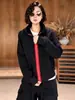 Sudadera con capucha y cremallera de color block estilo americano para mujer, nuevo diseño otoño 2026, holgada y casual, top adelgazante