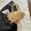 Diseño de Dachshund de Nicho Otoño/Invierno Nuevo Bolso de Bowling Simple de Alta Gama para Mujer Gran Capacidad Bolso de Mano para Viajes Diarios