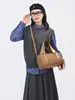Bolso Tejido Elegante de Gran Capacidad para Mujer, Bolso de Mano Versátil Retro de Alta Gama para el Trabajo y los Viajes Diarios, Bolso Cruzado de un Solo Hombro