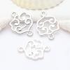 Accesorios de joyería hechos a mano DIY, colgante de Ruyi hueco de plata, piezas de conexión adecuadas para joyería