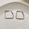 Nuevos Pendientes de Aro Exagerados de Moda Europea Americana con Personalidad Atmosférica Pendientes Geométricos de Latón Pendientes de Tuerca Hexagonales para Mujer Joyería Pendientes