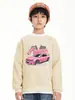 Ropa Infantil Dk Comercio Transfronterizo Modelos Otoño e Invierno para Niños y Niñas, Sudaderas Cálidas con Forro Polar, Tops Sueltos y Engrosados para Niños Mayores