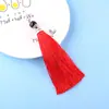 Fecho Lagosta Borla Franja Longa 14CM Penduricalho de Carro Penduricalho de Bolsa Nó Chinês Joias DIY Borla de Pedras Preciosas Joias