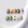 Tiesuka Kawaii Colorido Monstro Adesivos para Nail Art Kx310 Infantil Dopamina Animais Fofos Série de Colaboração Kx