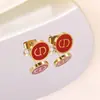 No es necesario quitarse los pendientes al ducharse, tachuelas para el cartílago de titanio, pendientes de gota de aceite, accesorios de diseño para el día a día, joyería de oído de moda al por mayor