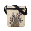 Directo de Fábrica Nuevo Bolso Cruzado Bordado en Oro Estilo Étnico de Yunnan Bolso de Viaje Grande Como Bolsa de Tela Bolsa Bordada Dos Capas