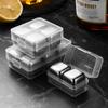 Aço 304 Grau Alimentício Pedra para Vinho Gelado Doméstico Congelamento Rápido Cubos de Gelo de Aço Inoxidável Cerveja Whiskey Bar Grânulos de Gelo Metálicos