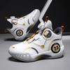 Zapatos de Baloncesto para Niños Zapatos Deportivos para Niños 2025 Primavera y Otoño Nuevos de Cuero Antideslizantes Resistentes al Desgaste Zapatos de Entrenamiento para Correr para Niños Grandes