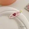 Presilha de Cabelo de Gatinho Desenho Animado Fofo para Mulheres, Presilha Bico de Pato Versátil para Franja e Linha do Cabelo, Presilha de Cabelo que Não Marca para Crianças, Acessório de Cabelo