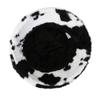 Sombrero de Vaca Nuevo Imitación Piel de Conejo Sombrero de Pescador Estampado Moda Felpa Cálido Sombrero Espeso Celebridad de Internet Estilo Callejero Dulce Sombrero