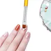 Herramientas para Uñas con Mango Dorado Set de Pinceles para Uñas Set Completo Pluma de Esmalte en Gel Pinceles para Uñas Liner Difuminado Degradado