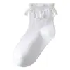 25 Años de Nuevos Calcetines de Verano para Niñas con Encaje, Calcetines Cortos Finos de Malla Estilo Princesa para Niñas con Encaje, Versátil Estilo Lolita