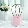 Maleta de Kraft para Empaque de Ramo Venta al por Mayor Floristería Materiales de Empaque Floral DIY Empaque de Ramo Bolso de Mano para Flores