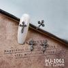 Todos os Santos Novas Jóias de Liga Europeia e Americana Cross-border Retro Dark Gothic Devil Wings Skull Manicure Acessórios