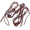 Cadena de cintura de estilo étnico retro con incrustaciones de piedra negra, cinturón de borlas de estilo indio, estilo bohemio