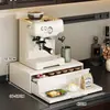 Estante multifuncional para microondas de cocina, extraíble, engrosado, para encimeras del hogar, soporte para cafetera, portavasos, estante de almacenamiento