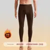 Ropa interior térmica de vellón de doble cara para otoño e invierno al por mayor, pantalones cálidos de alta calidad para hombre, diseñados para usarse en capas y proporcionar calor