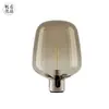 Lámpara de Mesa de Vidrio Artístico Posmoderna Lámpara de Noche para Dormitorio de Hotel de Diseñador Iluminación de Sala de Estar Modelo Habitación Lujo Ligero