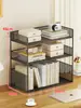 Prateleira de armazenamento para mesa, organizador de lanches multicamadas para mesa de jantar, porta-copos para bancada de sala de estar, organizador de cosméticos, estante para mesa de escritório