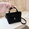 Bolsa de poá de nicho de verão para mulheres 2026 nova moda versátil bolsa transversal bolsa de mão requintada bolsa balde bolsa tote pequena