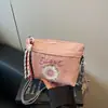 Bolso Versátil de Verano para Mujer 2025 Nueva Moda Bolso de Hombro Único Cruzado Versión Coreana Bolso de Tela Ins Bolso Cuadrado Pequeño Informal
