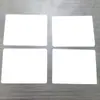 Venta Caliente Transfronteriza Transferencia de Calor Metal Aluminio Hoja Tarjeta de Presentación Impresión a Doble Cara En Blanco Sublimación Tarjeta de Presentación Impresión DIY