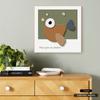 Sala de estar minimalista moderna, pintura decorativa, fundo tridimensional do restaurante, pintura pendurada, peixe, peixe, quarto das crianças, mural fresco