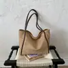 Bolso de Terciopelo Gamuzado para Mujer 2026 Otoño Invierno Nuevo Retro Bolso de Axila Casual Versátil Gran Capacidad Bolso Tote para Viajar