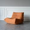 Estilo Nórdico Sofá Perezoso Hogareño Apartamento Pequeño Sillón Individual Silla de Ocio Oruga Silla Creativa para Casa de Huéspedes
