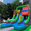Parque Acuático Inflable para Niños Tobogán Combo Tobogán Piscina