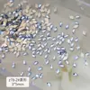 Taladro para uñas azul claro plano al por mayor red net mariposa estrella amor vidrio diy decoración de uñas pedrería