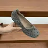 Primer encuentro: Zapatos planos retro franceses que aumentan 4 cm de altura, estilo de lunares con punta poco profunda, versátiles para ir al trabajo, con detalle de lazo, bailarinas