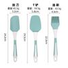 Em Estoque Espátula de Silicone para Assar Pincel de Óleo Pá em T Conjunto de Três Peças Espátula Macia Espalhador de Creme de Bolo Pincel Resistente a Altas Temperaturas Alimento