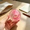 Bola de coco perolada moldável, de alto acabamento, feita à mão para alívio do estresse, brinquedo descompressor de vaselina
