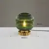 Lámpara de Mesa LED Minimalista Moderna Lámpara de Mesita de Noche para Niña Decoración de Estudio Luz Nocturna de Vidrio Luz Ambiental para Dormitorio