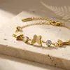 Pulseira Exquisita e Versátil de Aço Inoxidável Borboleta de Verão, Banhada a Ouro e Cravejada com Diamantes, Joia de Mão Elegante e Luxuosa para Mulheres, Presente para Melhores Amigas