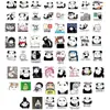 120 peças de Adesivos para Diário Longtu Dragão Yutao expressão facial bolsa engraçado engraçado Yin Yang mão estranha Adesivos de Diário Escultura de Areia