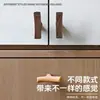 Madera Maciza Creativa Rama de Árbol Tirador Gabinete Tirador de Madera Armario Cajón Haya Nogal Negro Tirador de Madera