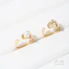 Retenção de Cor Forte Anel de Dedo Aberto com Contas Preenchidas com Ouro 14K Formato Especial Moda Luxo Acessível Anel Aberto Suporte para Anel de Pérola Adesivo Artesanal DIY