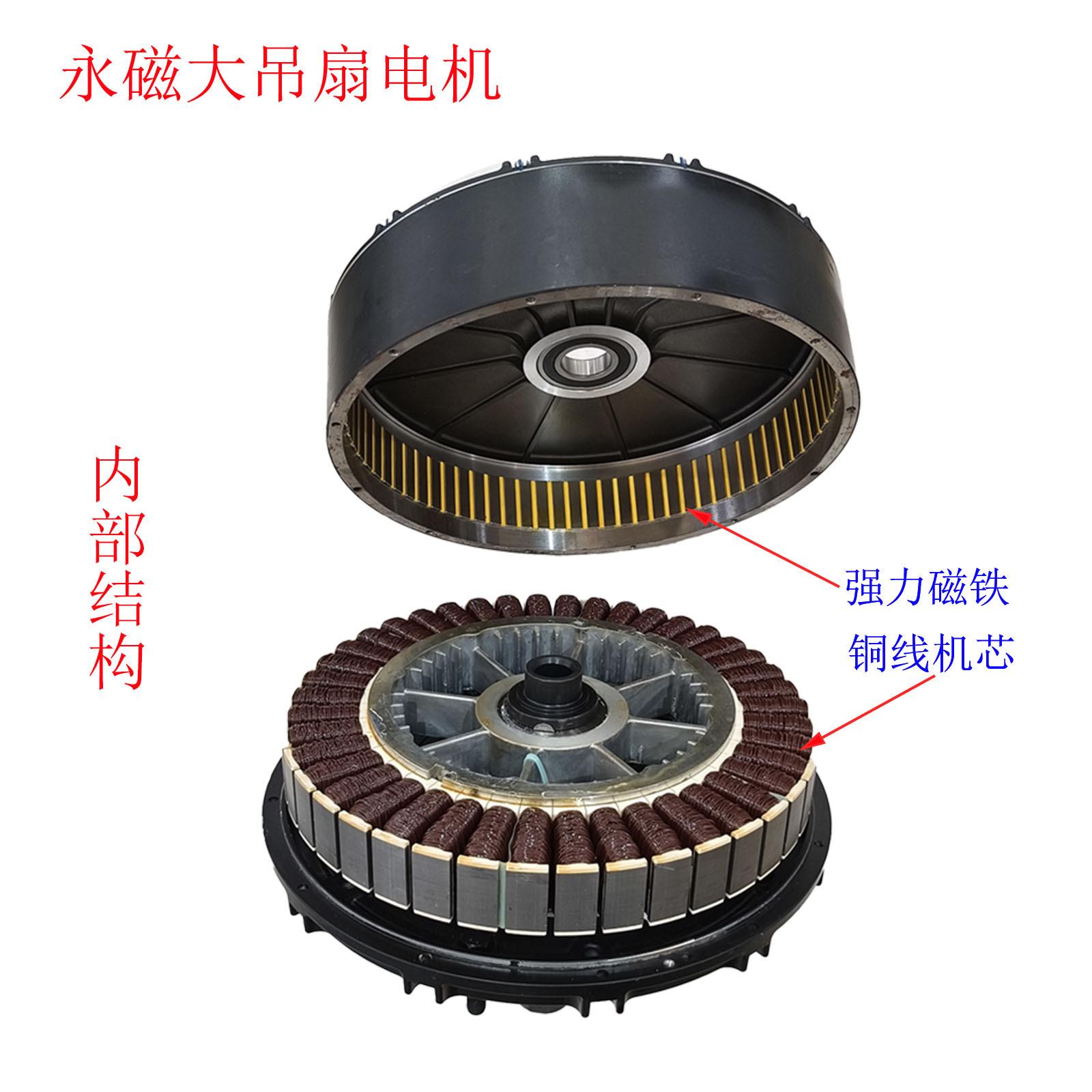 吊扇电机内部结构1