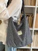 Bolso Nuevo Estilo Primavera 2026: Patrón a Cuadros, Elegante, Sencillo, Moderno Bolso Grande, Bolso Tote de Alto Valor para el Trabajo y los Desplazamientos