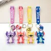 Llavero de Dibujos Animados Stitch de Venta Caliente Transfronterizo Colgante para Mochila Colgante para Llavero de Coche Promoción Local Pequeños Regalos al por Mayor